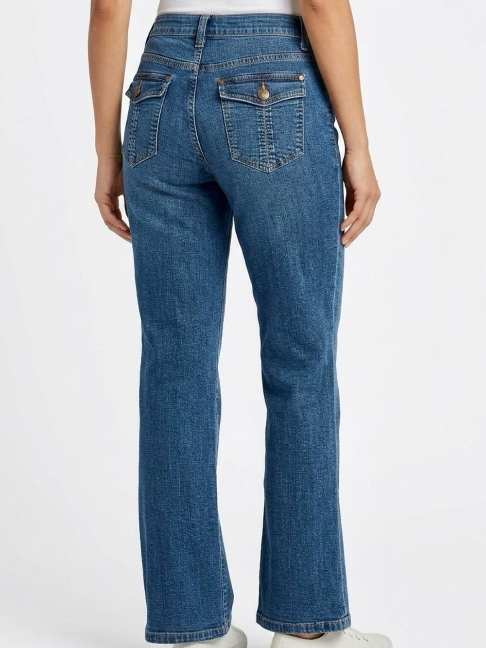 LEE Comfort Waistband Straight-Leg Women’s Jeans - Med Wash — LHP